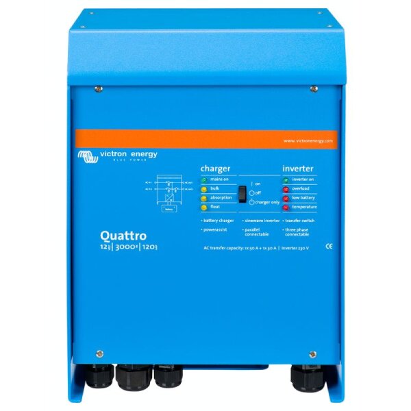 Victron Quattro 12V 230V Wechselrichter/Ladegerät